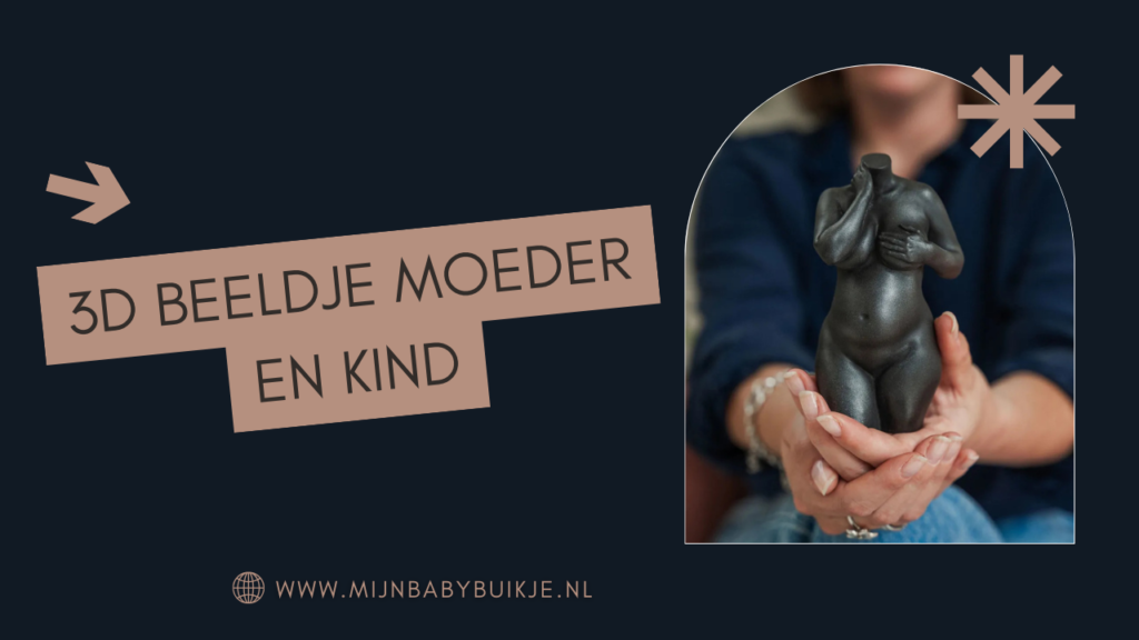 3D beeldje Moeder en Kind